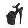 Pleaser - FLAMINGO809WR Sandale à bride à la cheville, Pole dance chaussures - Noir Product image
